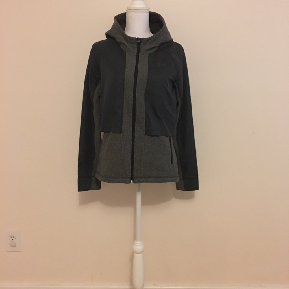 Under Armour Cold Gear Zip Up Hoodie Jacket sz S